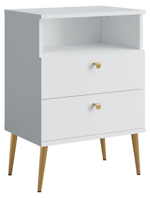 Immagine prodotto di raumhirsch TAVOLINO NOTTURNO Bianco 50/69,5/33,9