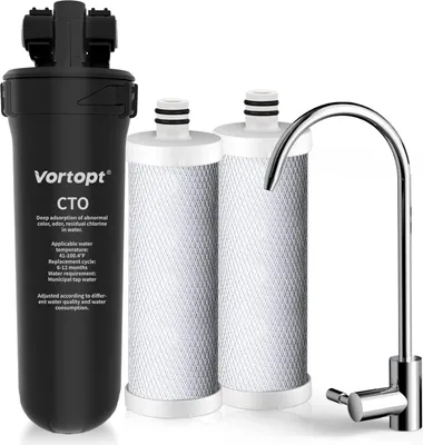 Produktbild von Vortopt Q8-C1 Wasserfiltersystem, 19.000 Gallonen, 2 Filter