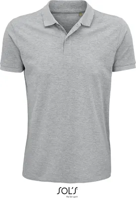 Produktbild von SOLs 03566 | Herren Polo, Planet Men Polo Shirt, 100% Baumwolle - Farbe: Grey Melange - Größe: S