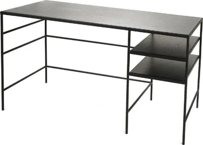 Immagine prodotto di Casa Padrino scrivania nera 140 x 60 x h. 76 cm - Scrivania moderna per ufficio - Scrivania per computer - Mobili da ufficio