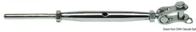 Zdjęcie produktu dla Turnbuckle z articulated jaw AISI 316 20 mm Osculati 07.202.20