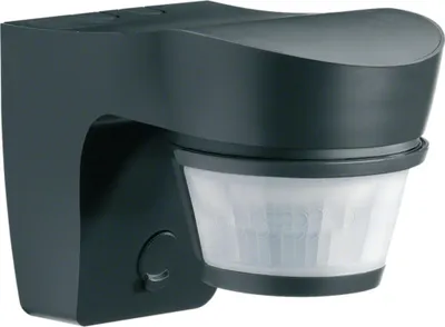 Immagine prodotto di Rilevatore di movimento esterno Hager, 140°, IP55, antracite, 1 pz.