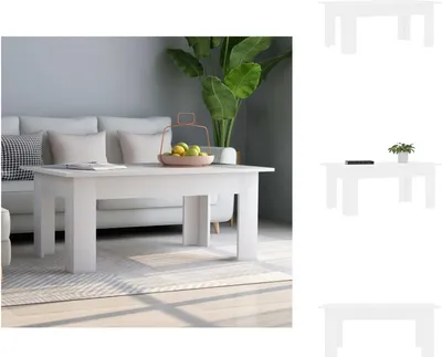 Produktbild von vidaXL Couchtisch Weiß 100x60x42 cm Holzwerkstoff -  Couchtische