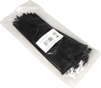Produktbild von Kabelbinder McPower schwarz 200x2,5mm 100er-Pack UV beständig