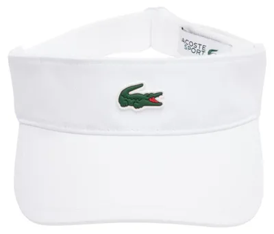 Image de Casquette de tennis Lacoste pour hommes, modèle RK8727, couleur blanche, taille unique
