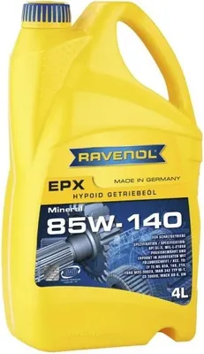 Produktbild von RAVENOL Getriebeöl 85W-140 API GL-5 für Schaltgetriebe und Achsen, 4 Liter