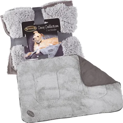 Produktbild von 110 x 75 cm - Schecker Hundedecke - SCRUFFS® Cosy Hundedecken - grau  - Wendedecke