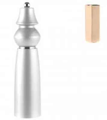 Immagine prodotto di HOMe Macinapepe In Legno Silver Macina In Carbonio Cm 25