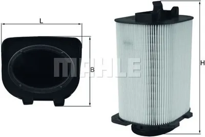 Produktbild von KNECHT LX 3775 Luftfilter passend für MERCEDES-BENZ C-Klasse Limousine (W204)