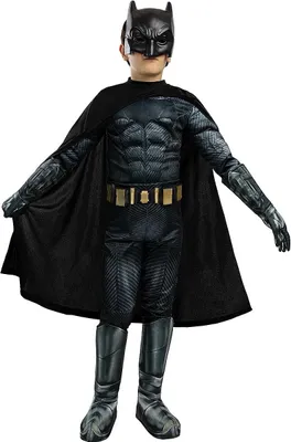 Produktbild von Justice League – Batman Kostüm für Kinder Kindergröße: 110-116