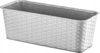 Produktbild von KADAX Balkon-Blumentopf 40 cm Rattan