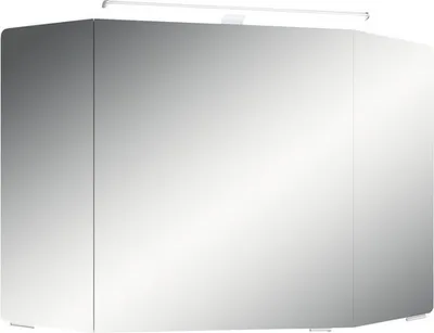 Produktbild von Spiegelschrank Cassca Sprint 100 x 17 x 67 cm weiß 3-türig LED IP 20