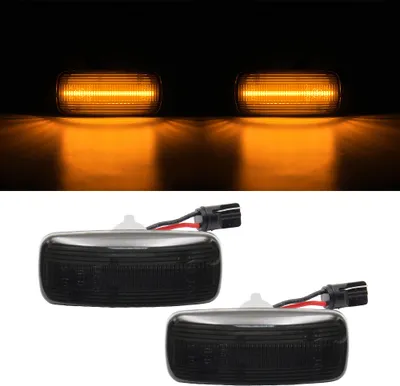 Produktbild von 2x LED Seitenblinker Blinker in Schwarz Smoke SET für Audi A2 A3 8L A4 B5 A6 4B