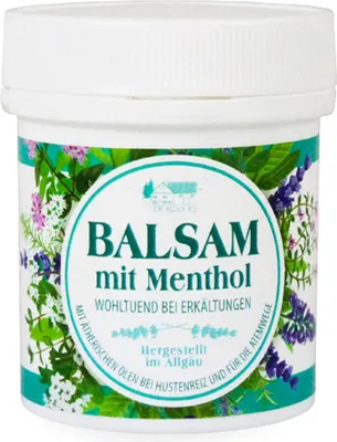 Produktbild von 3x Balsam mit Menthol 125ml Erkältungsbalsam Erkältungssalbe Hustenbalsam