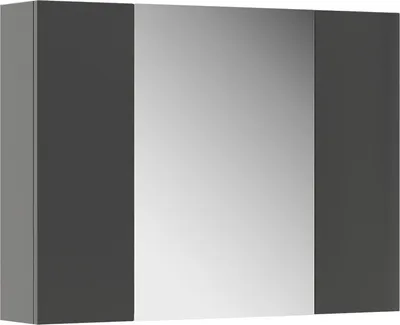 Obrázek produktu pro Koupelnová zrcadlová skříňka Vicco Leopold Antracit 80 x 59.2 cm s policemi, Model 56217