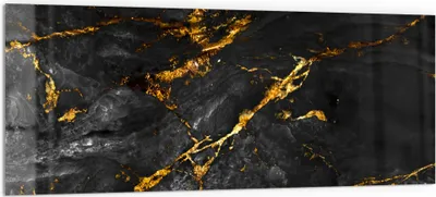 Produktbild von DEQORI Küchenrückwand Glas 125x50 cm 'Veredelter Naturstein' Spritzschutz Bad Rückwand