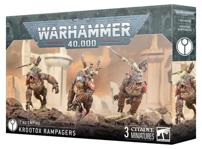Zdjęcie produktu dla Games Workshop Krootox Rampagers, Figurka kolekcjonerska, Gra karciana