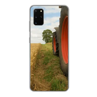 Produktbild von MuchoWow® Handyhülle Schutzhülle Hülle für Samsung Galaxy S20 Plus Traktor - Räder - Weizen Silikon Softcase Handy Hülle - Hartschale