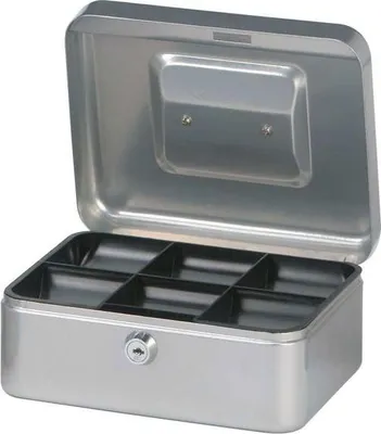 Produktbild von MAUL Geldkassette Muldeneinsatz 17 x 20 x 9 cm silber