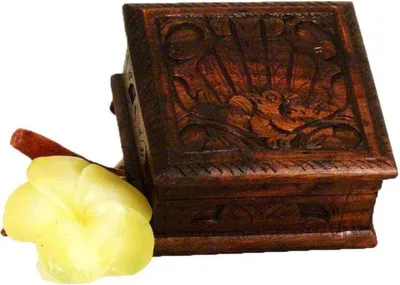 Immagine prodotto di Scatola di legno portagioie scatola di legno scatola di legno arti e mestieri scatola di legno scatola di legno quadrata, piccola