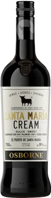 Produktbild von Osborne Sherry Santa Maria Cream, süßer Sherry, 19% vol., 0,75l, nach Solera-Verfahren aus Spanien