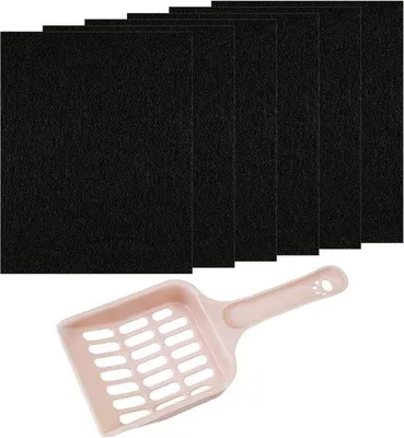 Produktbild von 6 Stück Aktivkohle-Katzenpottfilter - Aktivkohle-Luftfilter - Aktivkohle-Geurfilter