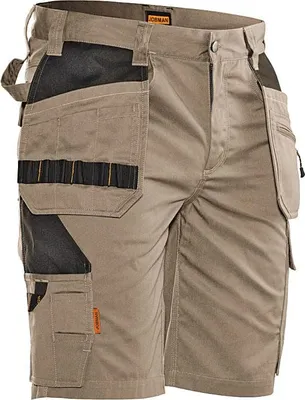 Produktbild von Jobman kurze Arbeitshose 2722 Khaki/Schwarz Größe 44
