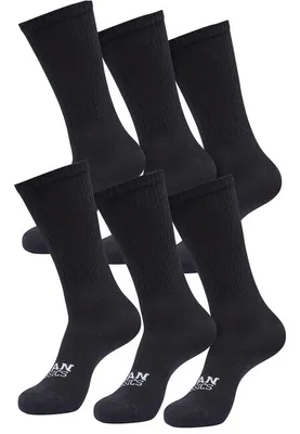 Obrázek produktu pro Ponožky Urban Classics Simple Flat Knit Socks 6-Pack black - 43–46