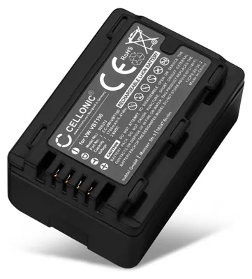 Image de CELLONIC 1x Batterie pour Appareil photo Compatible avec Panasonic HC-V180, HC-V777, HC-V380, VW-VBT190 - (1780mAh, 3.6V)