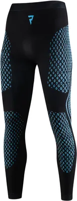 Obrázek produktu pro Funkční motocyklové kalhoty Rebelhorn Therm 2, černá/modrá, velikost XS/S