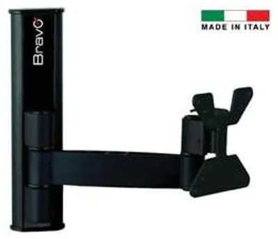 Image de Support TV LCD noir à 2 articulations, 10" à 30", charge maximale 20 kg