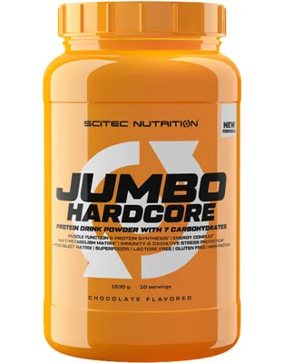 Produktbild von Scitec Nutrition Jumbo Hardcore 1530 g Schokolade