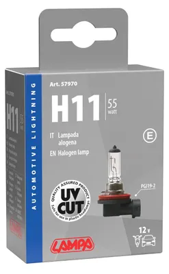 Immagine prodotto di Lampa 12V Lampade alogene - H11 - 55W - PGJ19-2 - 1 pezzo - Blister