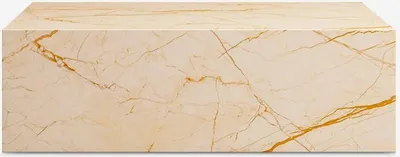 Image de Table basse avec effet marbre au design moderne 90x50x28cm Mahner