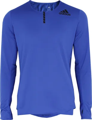 Produktbild von adidas Herren adizero Laufshirt Longsleeve Tee Gr.S blau (S97444)