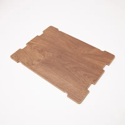 Imagen del producto de 040 - Caja plegable de 30 litros, color gris, con tapa de madera. Caja de transporte apilable, organizador para el maletero, caja de almacenamiento plegable