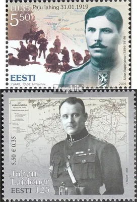 Produktbild von Briefmarken Estland 2009 Mi 631,632 (kompl.Ausg.) postfrisch Paju