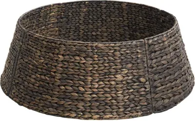 Obrázok produktu pre vidaXL Obojok na vianočný stromček čierny 75 x 75 x 25 cm vodný hyacint