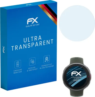 Produktbild von atFoliX FX-Clear 3x Schutzfolie kompatibel mit Polar Vantage V2 Displayschutzfolie