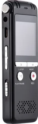 Produktbild von 8GB Diktiergeräte Sprachrekorder, 1,44-Zoll-TFT-Farbbildschirm, sprachaktiviertes Aufnahmegeraet Besprechungen, Interviews, MP3-Player