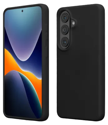 Produktbild von kwmobile Handyhülle für Samsung Galaxy S26 Hülle - Case Silikon - Kabelloses Laden - Schutzhülle Cover in Schwarz