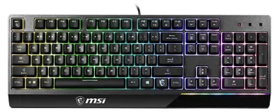 Image de MSI Vigor GK30 Tastatur USB QWERTZ Deutsch Schwarz (S11-04DE226-CLA)