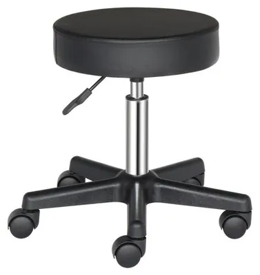 Produktbild von LEAZDM Rollhocker Arbeitshocker Drehhocker Höhenverstellbar 360° Drehbar Bürohocker Drehhocker 46-61cm für Büro Salon Massage Spa