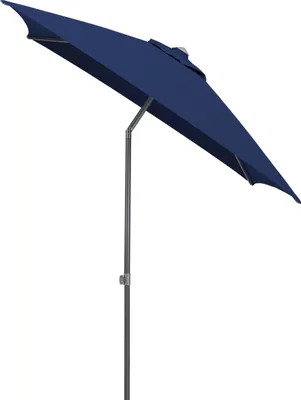 Produktbild von KETTLER Easy Push Schirm 200x200 cm, UPF 50+, anthrazit matt/ blau, Aluminium/Polyester mit PolyurethanBeschichtung