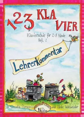 Obrázek produktu pro 1, 2, 3 Klavier. Lehrerkommentar zu Heft 1
