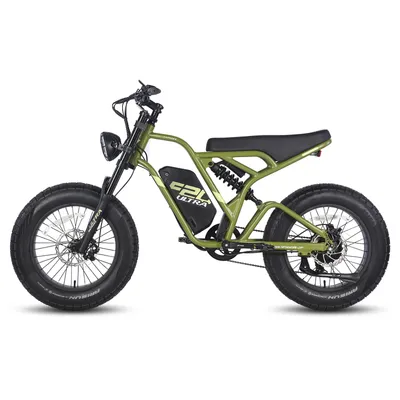 Produktbild von FAFREES F20 Ultra Elektrofahrrad – 48-V-25-Ah-Akku, 140 km Reichweite im PAS-Modus, mechanische Bremsen, Schwarz-Grün