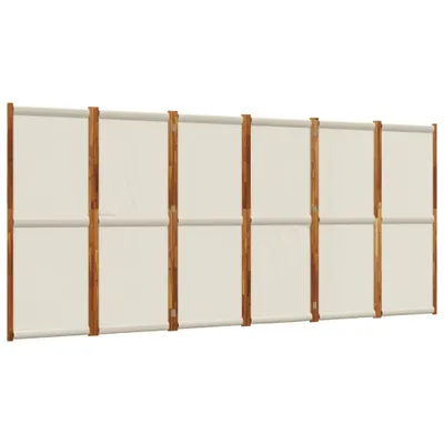 Obrázok produktu pre 6-panelový paraván svetlosivý 420x180 cm