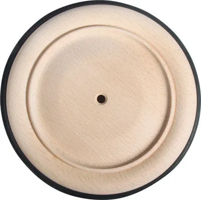 Produktbild von Holzrad mit Gummiring, 140mm ø