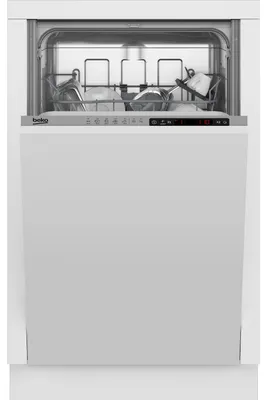Zdjęcie produktu dla Beko DIS35023E, W pełni wbudowany, Wąski (45 cm), LED, 10 komplet., C, 49 dB