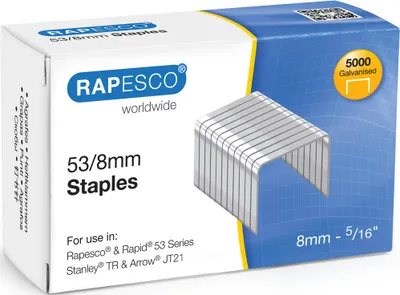 Produktbild von RAPESCO Heftklammern 53/8 verzinkt 5.000 Stück